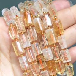 Natural Apatite Lapis lazuli Tiger Eye Jades Beads Faceted Column Loose Beads For Jewelry DIY Making Bracelet Accessories 7.5''