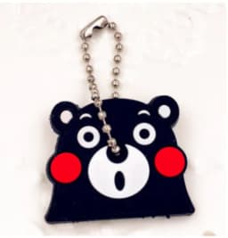 Cute Small Key Chain Pendant Key Cartoon Key Case Lovely Silicone Protective Cute Cover For Key Control Dust Cover Holder Decor