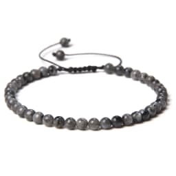Adjustable 4MM Stone Beads Bracelet For Women Natural Agates Bangles Onyx Lapis Lazuli Woven Bracelet For New Year Gift Jewelry