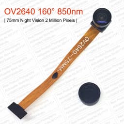 OV2640 Camera Module for ESP32-CAM 2 Million Pixels 66 120 160 Degree Next 850nm Night Vision 24PIN 0.5MM Pitch 2MP 21MM 75MM