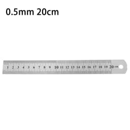 1pcs/lot 15 20 30cm Double Sided Stainless Steel Metal Measuring Scale Ruler Jewelry Sets Tool Supplies