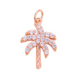 Pine Cone Lotus Coconut Tree Sun Flower Ginkgo Leaf 18K Gold Charm,Bracelet Earring Attachment Jewelry Components Findings L44