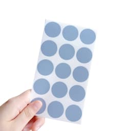 100pcs/lot Round Golden Silver Blue Scratch Coating Cute Stickers DIY Multifunction Gifts Scraping Sticker