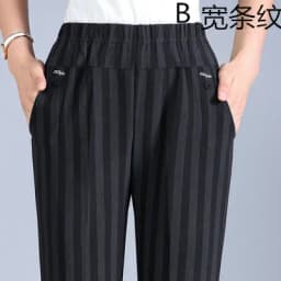 Oversized 8XL Stretch waist Winter Trousers Middle-aged Clothing Loose Plus velvet Thick Female Pants Casual Granny Trousers