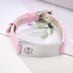 Free Engraving Medical Alert ID Bracelets Womens, Customized Adjustable Leather Chain Wrap Bracelets for Anxiety Type 2 Diabetes