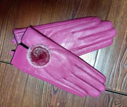 Women Winter Genuine Leather Gloves With wool lined Warm Ladies 2019 Thick Real Leather Glove Black Female New 2018 Hot Selling