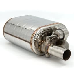 51 63 76 MM Exhaust Muffler With Vacuum Valve Stainless Steel Electric Exhaust Cutout Remote Control Set