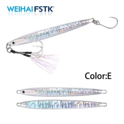 WEIHAI FSTK Super Slim Long Metal Casting Jig 20G 30G Shore Cast Jigging Spoon Fishing Lure Artificial Bait Tackle