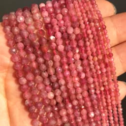 2 3 4mm Faceted Lapis Lazuli Gem Beads Natural Loose Stone Beads for Jewelry Making DIY Bracelet Earrings Accessories 15''Inches