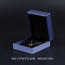 New Satin cloth jewelry box Gold PU Leather Ring Box Bracelet Necklace Box Pendant Gift Box For Jewelry Wedding Gift Box