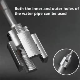 1/2inch 3/4inch PPR/PVC Water Pipe Threader Tapping ToolInternal Thread External Thread Integrated Water Pipe Wire Opener
