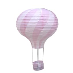 1pc Ceremony Holiday Party Folding Paper Lantern Hot Air Balloon Shape 30/40cm Pink Blue For Kids Baptism Birthday Wedding Decor