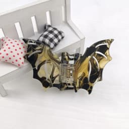 Bat-shaped Acetic Acid Material Halloween Funny Updo Festival Dress Hair Grab Hair Accessories for Women