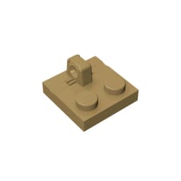 Gobricks GDS-825 Hinge Plate 2 x 2 Locking with 1 Finger on Top compatible with lego 92582 pieces of children's DIY