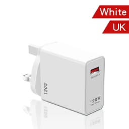 Gan 120W USB Charger Super fast Charging Adapter For Xiaomi Civi 12t 11t Redmi Note 11 Pro+ 11T Pro iphone samsung Type C Cable