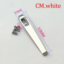1piece Back Clip for DIY Folding Pocket Knife Tool DIY Accessories Multi Design Back Clip Custom Folding Knife Back Clip Holder