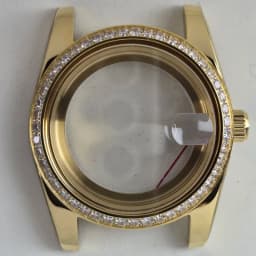 36mm/39mm Rose Gold Case Diamonds Bezel Sapphire Mod Parts NH34 NH35 NH36 NH38 NH39 NH70 NH72 ETA2824 PT5000 Movement