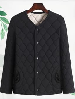 Thickened down Cotton Jacket Winter Clothes Soft Comfortable Outerwear Women's Coat Warm Cold Proof Grandma Little Coat