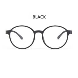 Ultralight TR90 Computer Anti Blue Light Glasses for Women and Men Retro Screw Free Design Big Round Frame Reading Glasses