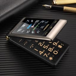 Yeemi G10-C 2G Dual SIM Dual Screen Flip Feature Russian Keyboard 5900mAh Phone Loud Sound for Elder 2.8” FM Mp3/Mp4 BT