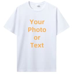 Custom T-shirt Customized Tshirt Personalized T Shirt Diy Print Your Photo Brand Logo Text Men Women Cotton Premium Gift Tees