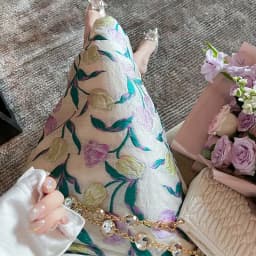 Matakawa Jacquard Floral Skirts for Women Spring Summer Sweet Korean Fashion Faldas Mujer Elegant Office Lady Long Skirt