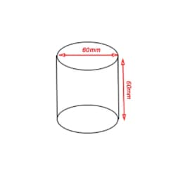 Black Solid Cylinder Acrylic Perspex Display Block Stand Ring Earring Necklace Holder Organizer Jewelry Counter Add Height Riser