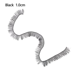 5pcs 20cm Black Brown Doll False Eyelashes False Eye Lashes For Toy Dolls DIY Doll Accessories 0.6/0.8/1.0/1.2CM