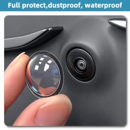 Lanke 2/4PCS Car Camera Lens Protector Rear View Backup Camera Cover 360° Camera Protection Anti Scratch Waterproof Dustproof