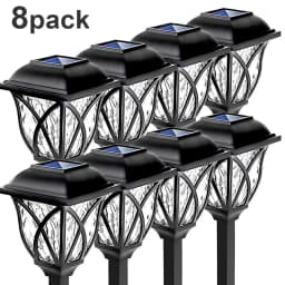 1-10Pack Solar Yard Lights Bright Lawn Lights Outdoor Waterproof Led Solar Pathway Lights Landscape Path Lights