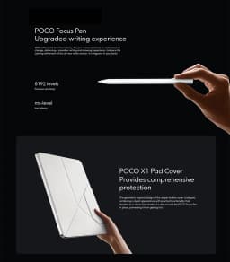 Poco Pad X1 Global Edition 11.2'' 144Hz 3.2K Snapdragon 7 Display + Third Generation Octa Core Processor 45W 8850Mah