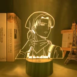 Anime Light Attack on Titan 4 Eren Yeager Figure for Bedroom Decor Night Light Kids Birthday Gift Shingeki No Kyojin 3d Lamp AOT