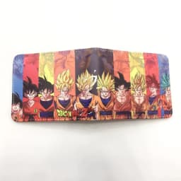 Dragon Ball Cartoon PU Wallet Son Goku Creative Bulma Simple Foldable Coin Purse Multifunctional Card Bag Boy Birthday Gift