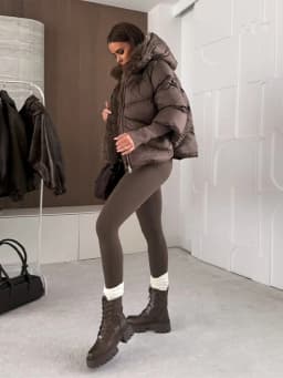 Fur Patchwork Cotton Coats Women Hooded Stand Collar Zippers Oversize Thicken Solid Jackets 2025 Winter Chic Warm Outerwear Lady