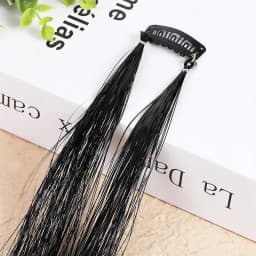 1 Pc Sparkle Shiny Hair Tinsel Hair Extensions Dazzles Women Hippie for Braiding Headdress Hair Braiding Tools Long 100cm