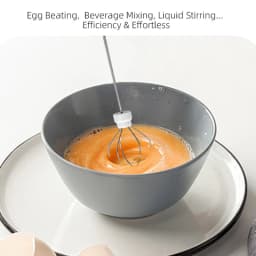 HOT  Electric Milk Frother + Egg Beater Wireless Type-C Charging 3 Speeds Mini Handheld Foam Maker Coffee Whisk Cooking Tools