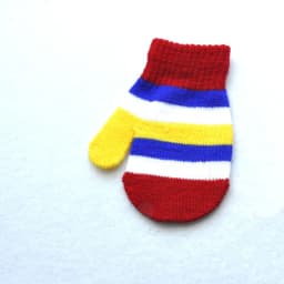 Baby Gloves For 1-4Y Children Winter Warm Patchwork Knitted Mittens Kindergarten Student Full Finger Gloves Knitting Kids Gloves
