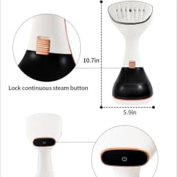 1800W Handheld Steam Hanging Iron Touch Screen Control 15 Seconds Fast Preheat 320ml Portable Home Small Fabric Clothes Steamer