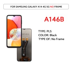 LCD Display For Samsung Galaxy A14 4G 5G A145F A145P A146B A146P A146U LCD Display Touch Screen Digitizer Assembly Panel Replace
