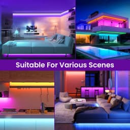 220V 240V COB Neon LED Strip Light 1M 5M 10M 288LEDs/m EU Power Plug Warm White Red Blue Bright Flex lamp Waterproof Lighting