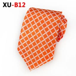 Polyester Jacquard Necktie 8 Cm Stripe Tie Business Casual Plaid Corbatas for Wedding Party Men Accessories Valentines Gift