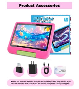 Kids Tablet, 10.1-inch Children 2026 Android 16 Tablets with Eye Protection Screen, 8GB(3+5GB) RAM 32GB Storage, 5000mAh Battery