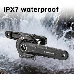 THINKRIDER PP6 Bike Spider Power Meter 4 Bolt 110BCD 24mm Cadence Pedal Balance BLE ANT+ Crankset Chainring for Shimano