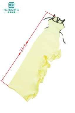 Fits BJD Doll Clothes 60cm 1/3 1/4 MSD DD SD Stylish fishtail slip dress Girl's Gift