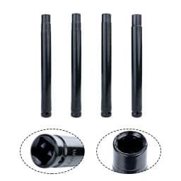 1/4pcs Ceiling Leveling Sleeve Lengthening Hollow Screw Nut Hexagon Socket 1/2inch Quad Connector For Drilling Installation