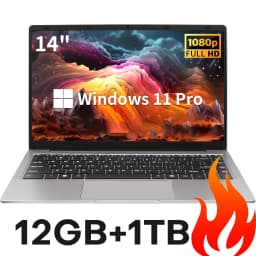 Xiaman Ultra Slim Windows 11 Laptop Computer 14.1" 12GB RAM 1TB 2TB SSD Intel A3950 Notebook 1920*1080 Office Study Computer PC