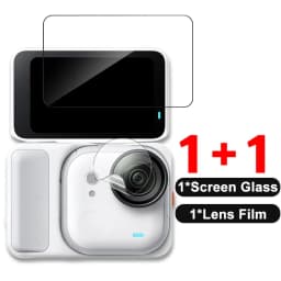Screen Protector for Insta360 GO Ultra Action Camera Protective Tempered Glass with Lens TPU Film for Insta GO Ultra Accessories