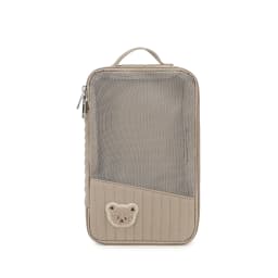 Cute Diaper Bag for Stroller Hanging Bag Separate Storage for Baby Clothes and Diapers Travel Change and Washing Storage Bag