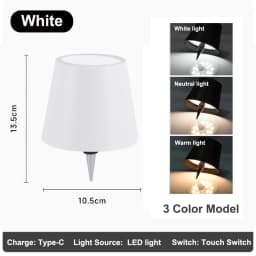 KFV Wireless Table Lamp Wine Bottles LED Bottle Light Outdoor Use Touch Control Desk Light For Restaurants Bars Festival Party