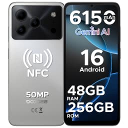 DOOGEE Note56 Plus Android 16 Gemini I 6,56 inch battery mAh 48 GB RAM (6 + 42) ROM Go mobile Phone with Google Payment